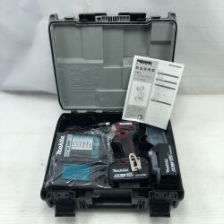 ◇◇ MAKITA マキタ 工具 インパクトドライバ 未使用品(S) 付属品完備 コードレス式 TD173DGXAR レッド Sランク
