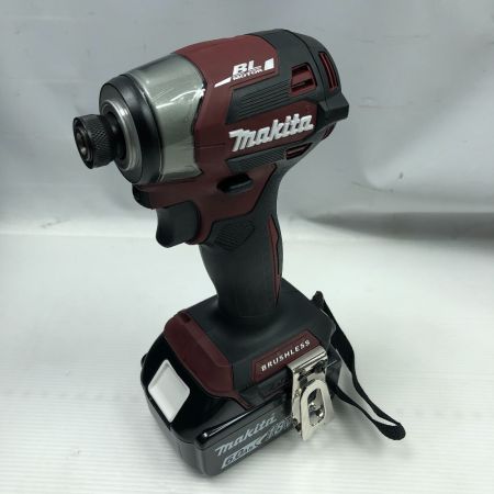  MAKITA マキタ 工具 インパクトドライバ 未使用品(S) 付属品完備 コードレス式 TD173DGXAR レッド