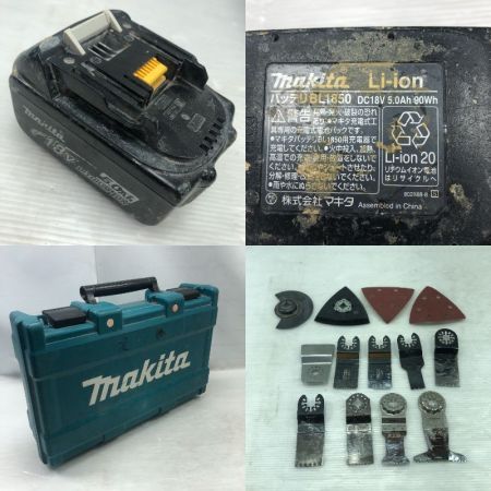  MAKITA マキタ 切断工具 マルチツール 充電池1個・ケース コードレス式 18v TM51D ブルー