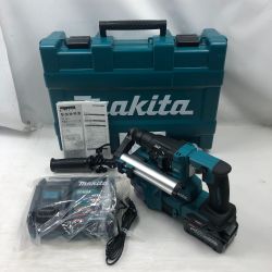 ◇◇ MAKITA マキタ 締め付け工具 ハンマドリル 未使用品(S) 充電器・充電池2個・ケース付 コードレス式 40v HR010GRDXV ブルー Sランク