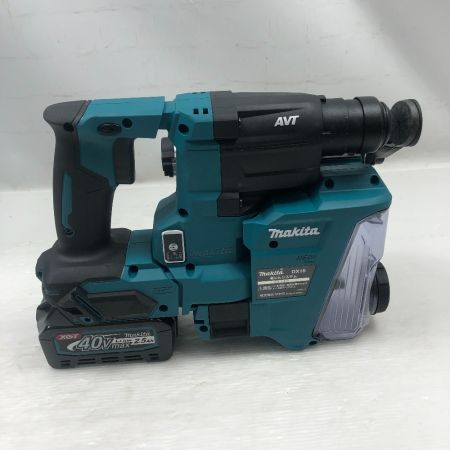  MAKITA マキタ 締め付け工具 ハンマドリル 未使用品(S) 充電器・充電池2個・ケース付 コードレス式 40v HR010GRDXV ブルー