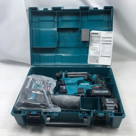  MAKITA マキタ 締め付け工具 ハンマドリル 未使用品(S) 充電器・充電池2個・ケース付 コードレス式 40v HR010GRDXV ブルー