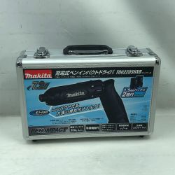 ◇◇ MAKITA マキタ 締め付け工具 充電式ペンインパクトドライバ 未使用品(S) 充電器・充電池2個・ケース付 コードレス式 TD022DSHXB ブラック Sランク