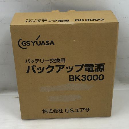  GSユアサ 工具関連用品 バックアップ電源 未使用品(S) ケース付 コード式 100v BK3000 ブラック