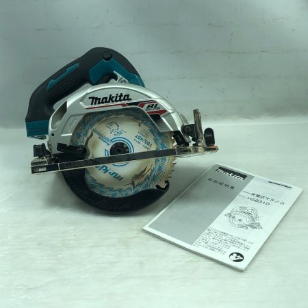  MAKITA マキタ 切断工具 丸のこ 本体のみ コードレス式 18v HS631D ブルー