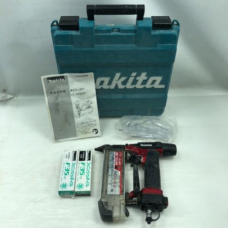  MAKITA マキタ 工具 エアツール 仕上釘打 ケース付 高圧 AF551H レッド