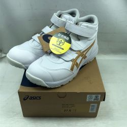 ◇◇ asics アシックス 工具関連用品 安全靴 未使用品(S) 27.5ｃｍ CP312 ホワイト Sランク