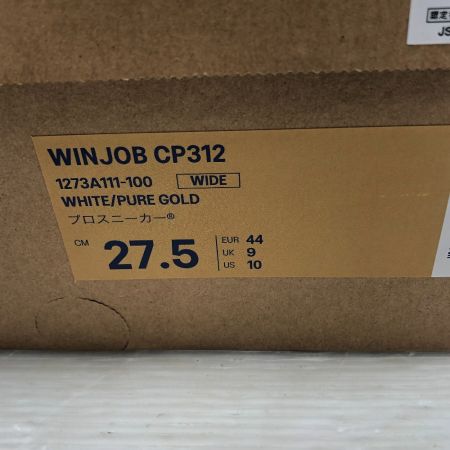  asics アシックス 工具関連用品 安全靴 未使用品(S) 27.5ｃｍ CP312 ホワイト