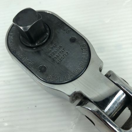  Snap-on スナップオン 工具 ハンドツール ラチェットハンドル 本体のみ SLF80A シルバー