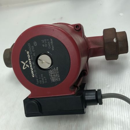 GRUNDFOS 工具関連用品 循環ポンプ UPS25-70 レッド