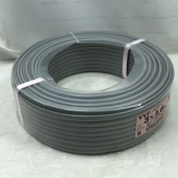 ◇◇ 富士電線工業 工具 電材 VVFケーブル 未使用品(S) 2025年4月(令和7年) 3x1.6 グレー Sランク