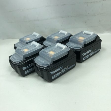  MAKITA マキタ 工具関連用品 バッテリー 未使用品(S) ５個セット BL1860B ブルー