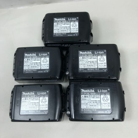  MAKITA マキタ 工具関連用品 バッテリー 未使用品(S) ５個セット BL1860B ブルー