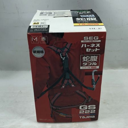  TAJIMA タジマ 工具関連用品 フルハーネス型安全帯 未使用品(S) 蛇腹ダブルランヤード Mサイズ GS222 ブラック