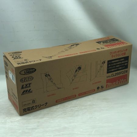  MAKITA マキタ 工具 コードレスクリーナー 未使用品(S) CL286FDZW ホワイト