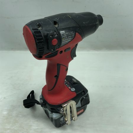  MAX マックス 締め付け工具 インパクトドライバ 充電器・充電池2個・ケース付 PJ-SD101 レッド