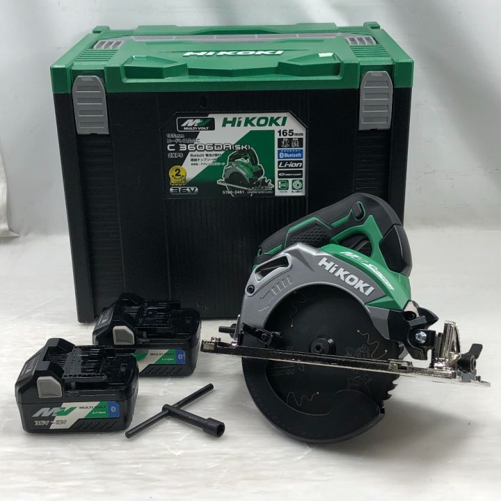 【値下げしました】ハイコーキ 165mm コードレス丸のこ C3606DA(SK) ケース付き 中古 HiKOKI 165mm コードレス丸のこ C3606DA(SK) ケース付き 中古 【五日市