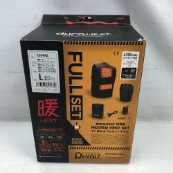 ◇◇ DIVAIZ 工具関連用品 電熱ベスト モバイルバッテリーセット  Lサイズ 2204AZ Sランク