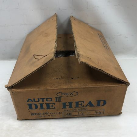  REX レッキス 工具関連用品 ダイヘッド 29A850 レッド