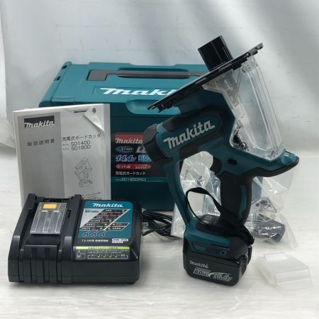  MAKITA マキタ 切断工具 ボードカッター 充電器・充電池1個・ケース付 SD140D ブルー
