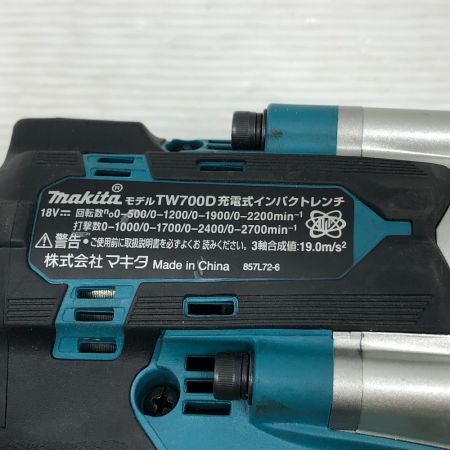  MAKITA マキタ 締め付け工具 インパクトレンチ TW700D ブルー