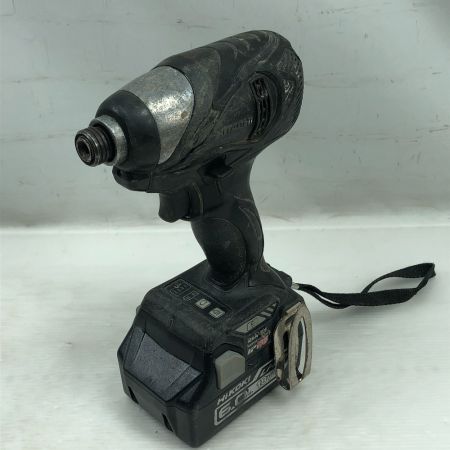  HITACHI 日立 締め付け工具 インパクトドライバ 充電器・充電池2個・ケース付 WH18DBAL2 ブラック