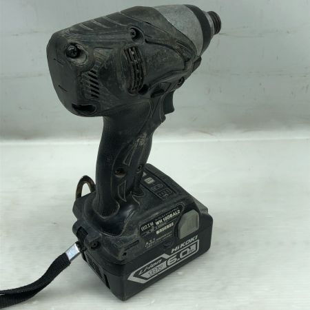  HITACHI 日立 締め付け工具 インパクトドライバ 充電器・充電池2個・ケース付 WH18DBAL2 ブラック