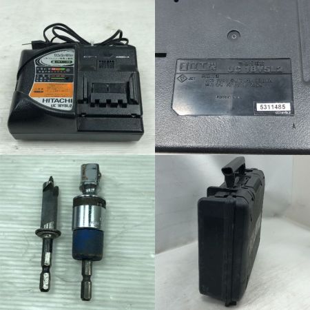  HITACHI 日立 締め付け工具 インパクトドライバ 充電器・充電池2個・ケース付 WH18DBAL2 ブラック