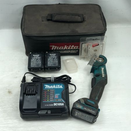  MAKITA マキタ 工具関連用品 マルチカッター 充電器・充電池3個・ケース付 コードレス式 CP100D ブルー