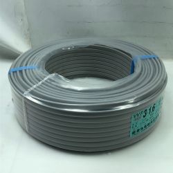 ◇◇ 愛知電線 工具 電材 VVFケーブル 3芯 1.6mm×100m 2025年4月(令和7年) 3×1.6 未使用品(S) グレー Sランク