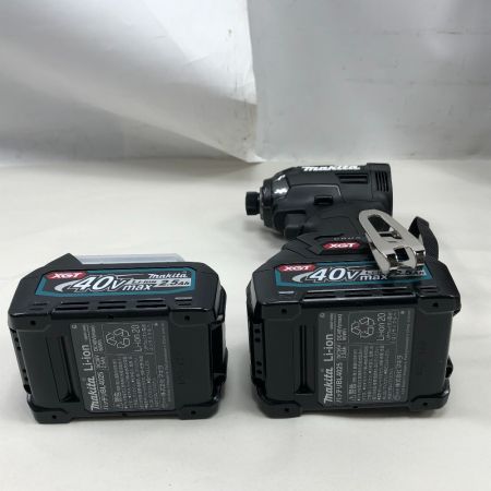  MAKITA マキタ 締め付け工具 インパクトドライバ 未使用品(S) 付属品完備 コードレス式 40v TD002GRDXB ブラック