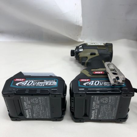  MAKITA マキタ 工具 締め付け工具 インパクトドライバ 未使用品(S) 付属品完備 40v TD002GRDXO オリーブ