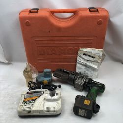 ◇◇ DIAMOND 工具関連用品 コードレス鉄筋カッター 充電器・充電池2個・ケース付 DCC-1618 グリーン Cランク
