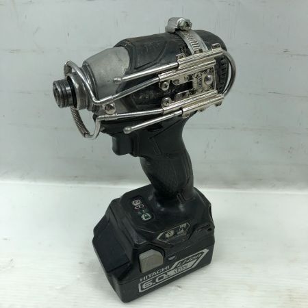  HITACHI 日立 締め付け工具 インパクトドライバ 充電器・充電池2個・ケース付 WH14DSL2 ブラック