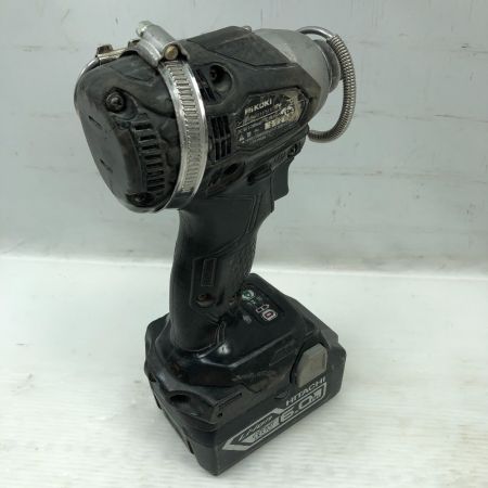  HITACHI 日立 締め付け工具 インパクトドライバ 充電器・充電池2個・ケース付 WH14DSL2 ブラック