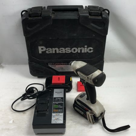  Panasonic パナソニック 締め付け工具 インパクトドライバ 充電器・充電池2個・ケース付 EZ7544 ブラック