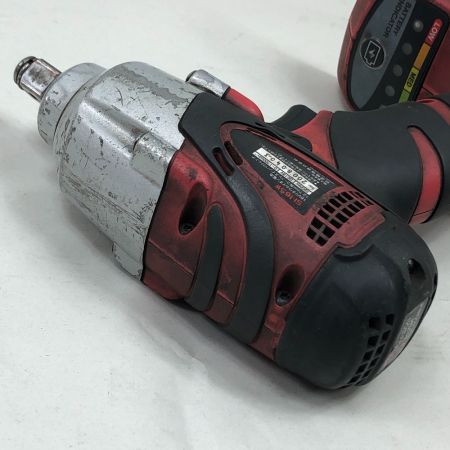  信濃機販 締め付け工具 インパクトレンチ 充電器・充電池2個 SI-165W レッド