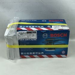 ◇◇ BOSCH ボッシュ 工具関連用品 ランダムアクションサンダー 未使用品(S) ポリッシングアクセサリー付 GEX125-1AEJ ブルー Sランク