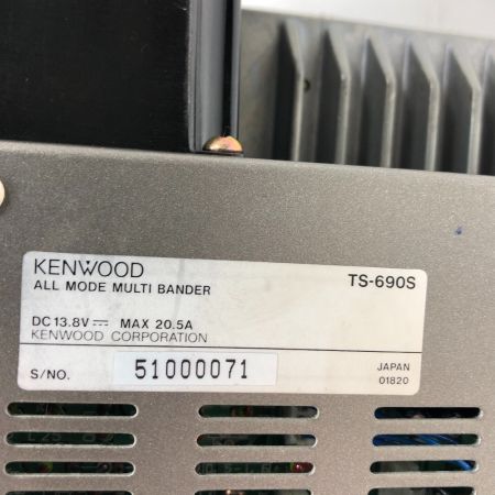  KENWOOD ケンウッド 工具関連用品 無線機 現状販売 通電のみ確認 TS-690S ブラック