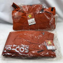 ◇◇ コーコス 工具関連用品 防寒作業着 上下セット 8800 オレンジ Sランク