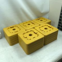 ARAO 工具関連用品 ワイドベース ５０枚セット イエロー Cランク
