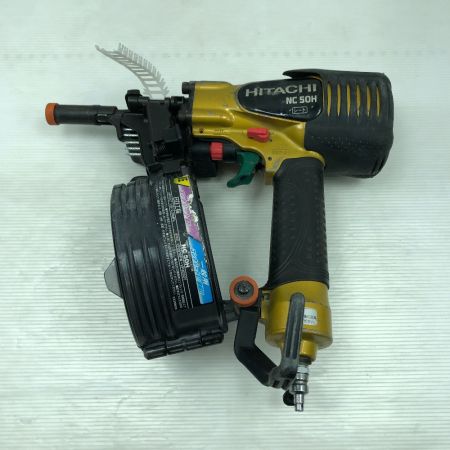  HITACHI 日立 工具 エアツール ロール釘打機 ケース付 高圧 NC50H ブラック