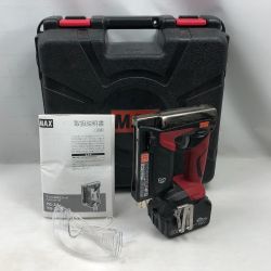 ◇◇ MAX マックス 工具関連用品 バッテリタッカ 充電池、ケース付き TG-Z4 レッド Cランク