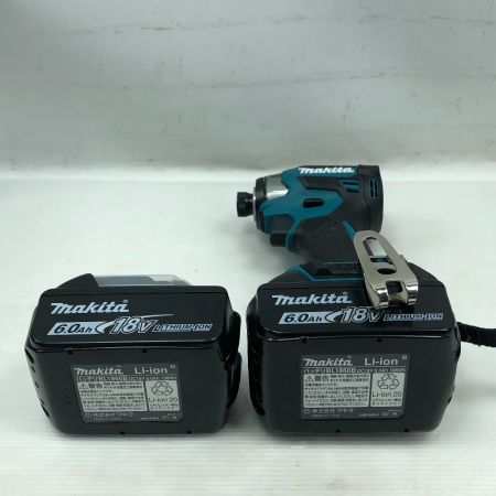  MAKITA マキタ 締め付け工具 インパクトドライバ 付属品完備 TD173DRGX ブルー