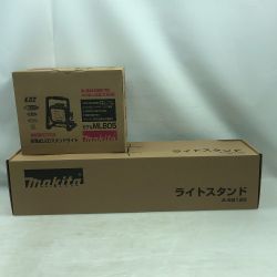 ◇◇ MAKITA マキタ 電動工具 ワークライトセット 未使用品(S) ライトスタンド付 コードレス式 ML805/A-58126 ブルー/ブラック Sランク