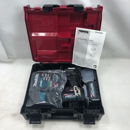  MAKITA マキタ 締め付け工具 インパクトドライバ 未使用品(S) 付属品完備 TD002GRDXB ブラック