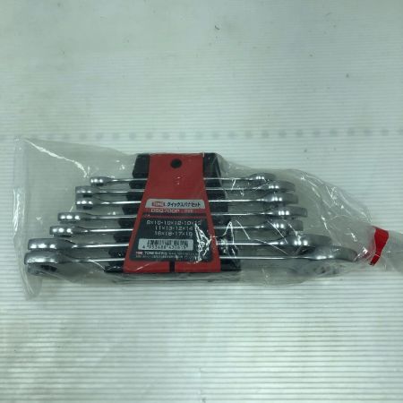  TONE トネ 工具 ハンドツール クイックスパナセット 未使用品(S) 本体のみ DSQ700P レッド