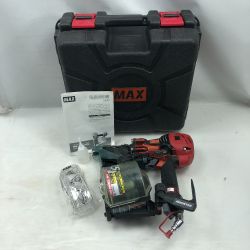◇◇ MAX マックス 工具 エアツール エア釘打ち HN-75N4(D) レッド Cランク