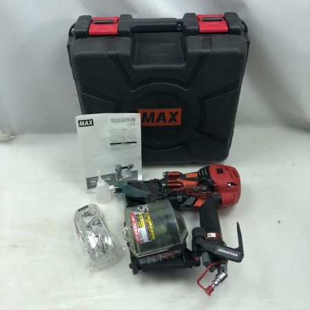 MAX マックス 工具 エアツール エア釘打ち HN-75N4(D) レッド
