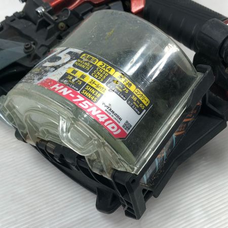  MAX マックス 工具 エアツール エア釘打ち HN-75N4(D) レッド